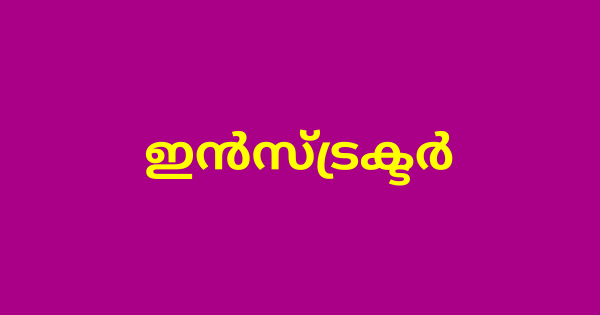 ഇൻസ്ട്രക്ടർ നിയനം