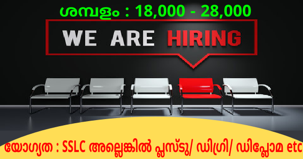 എല്ലാ ജില്ലകളിലും ഇൻഫ്രാടെക് ഗ്രൂപ്പിൻ്റെ പുതിയ ഔട്ട്‌ലെറ്റുകളിലേക്ക് ഉടൻ നിയമനം