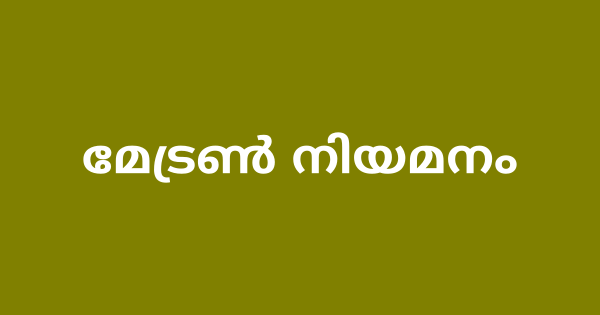 മേട്രണ്‍ നിയമനം