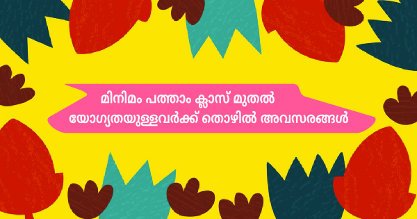 AGEL ENTERPRISES ൽ ജോലി ഒഴിവുകൾ