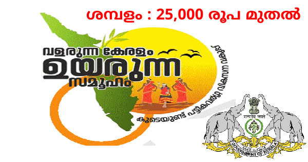 പട്ടികവർഗ്ഗ വികസന വകുപ്പ് നിയമനം നടത്തുന്നു ജില്ലാ സംസ്ഥാന തലങ്ങളിൽ ഒഴിവുകൾ