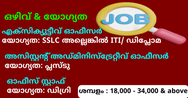 KCPS ൻ്റെ ജില്ലാ ഓഫീസുകളിൽ സ്ഥിര നിയമനം എല്ലാ ജില്ലയിലുള്ളവർക്കും അപേക്ഷിക്കാം